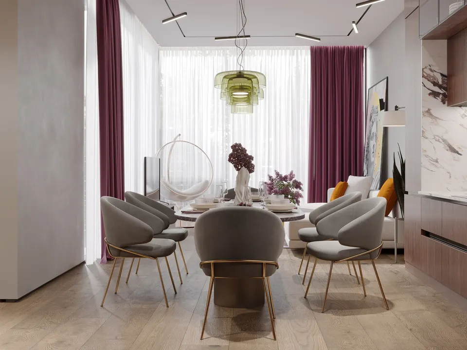 Немчиновка: визуализация интерьера, ракурс 8